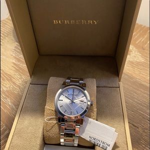 Burberry stainless steel ladies watch
